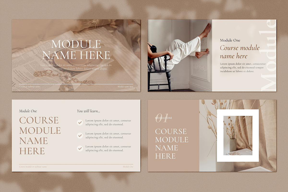 4 in 1 Course Creator Bundle CANVA, a Presentation Template by Studio Loire (Photo 26 of 73)