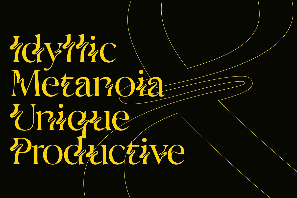 Zighead Display Font, a Sans Serif Font by Headfonts (Photo 3 of 10)