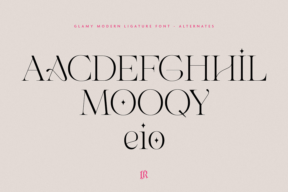 GLAMY - Ligature Rich Serif, a Serif Font by Ivan Rosenberg (Photo 12 of 13)