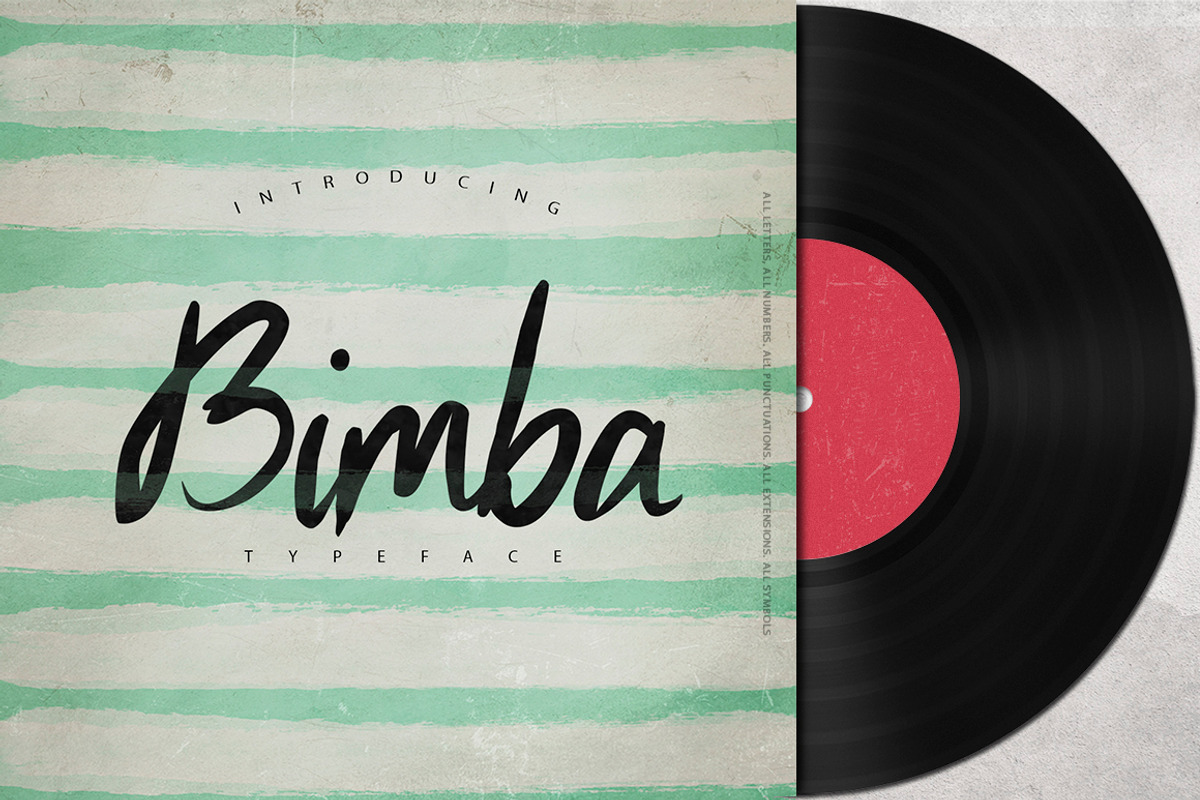 Bimba Script Typeface