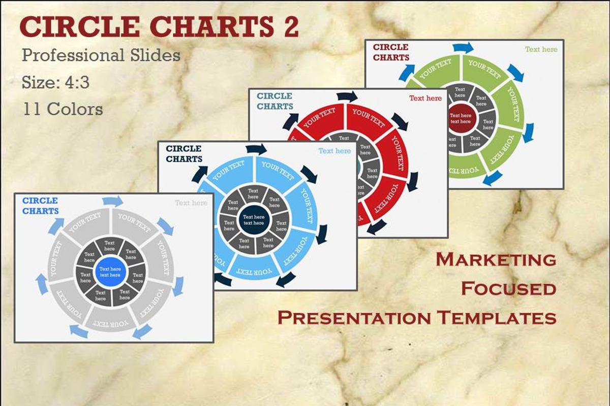 Circle Chart 1 PowerPoint Template, a Presentation Template by Yes Presentations (Photo 1 of 18)