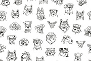Dogs with Glasses, an Animal Illustration by GooseFrol (Thumbnail 9 of 17)
