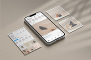 Instagram Post and Stories Mockup, a Device Mockup by graphicstuff.std (Thumbnail 4 of 10)