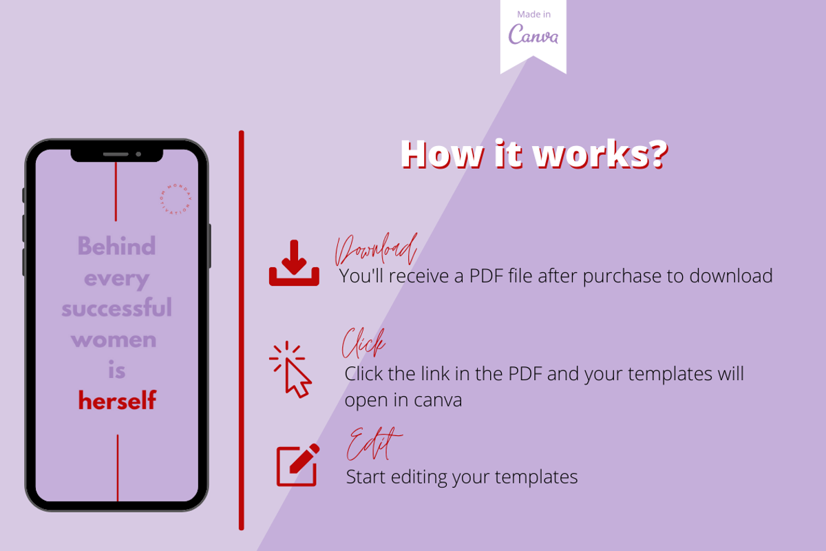 60 Purple Candy Instagram template, a Social Media Template by LemonNguyen (Photo 3 of 6)