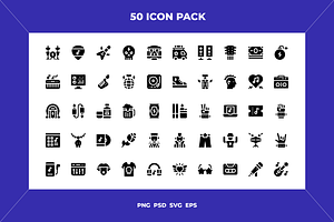 Rock and roll icons, an Icon by Wencory