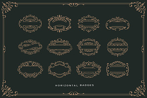 Victorian Ornament Vectors Vol. IV