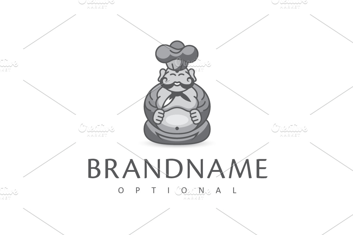 Chef Buddha Logo, a Branding & Logo Template by ARTE MIGUEL (Photo 3 of 3)