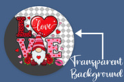 Valentine Gnome PNG, an Illustration by Canvas Craft (Thumbnail 2 of 7)