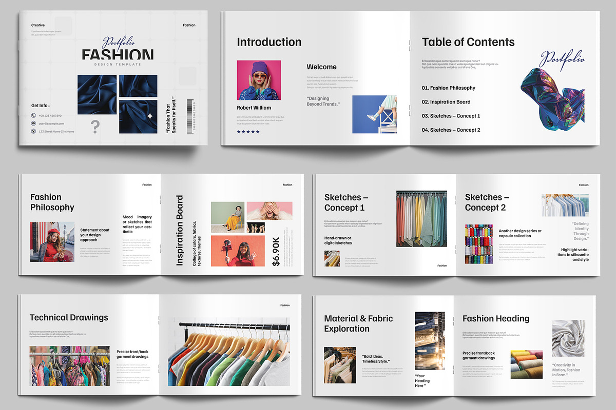 Fashion Agencies Portfolio Template