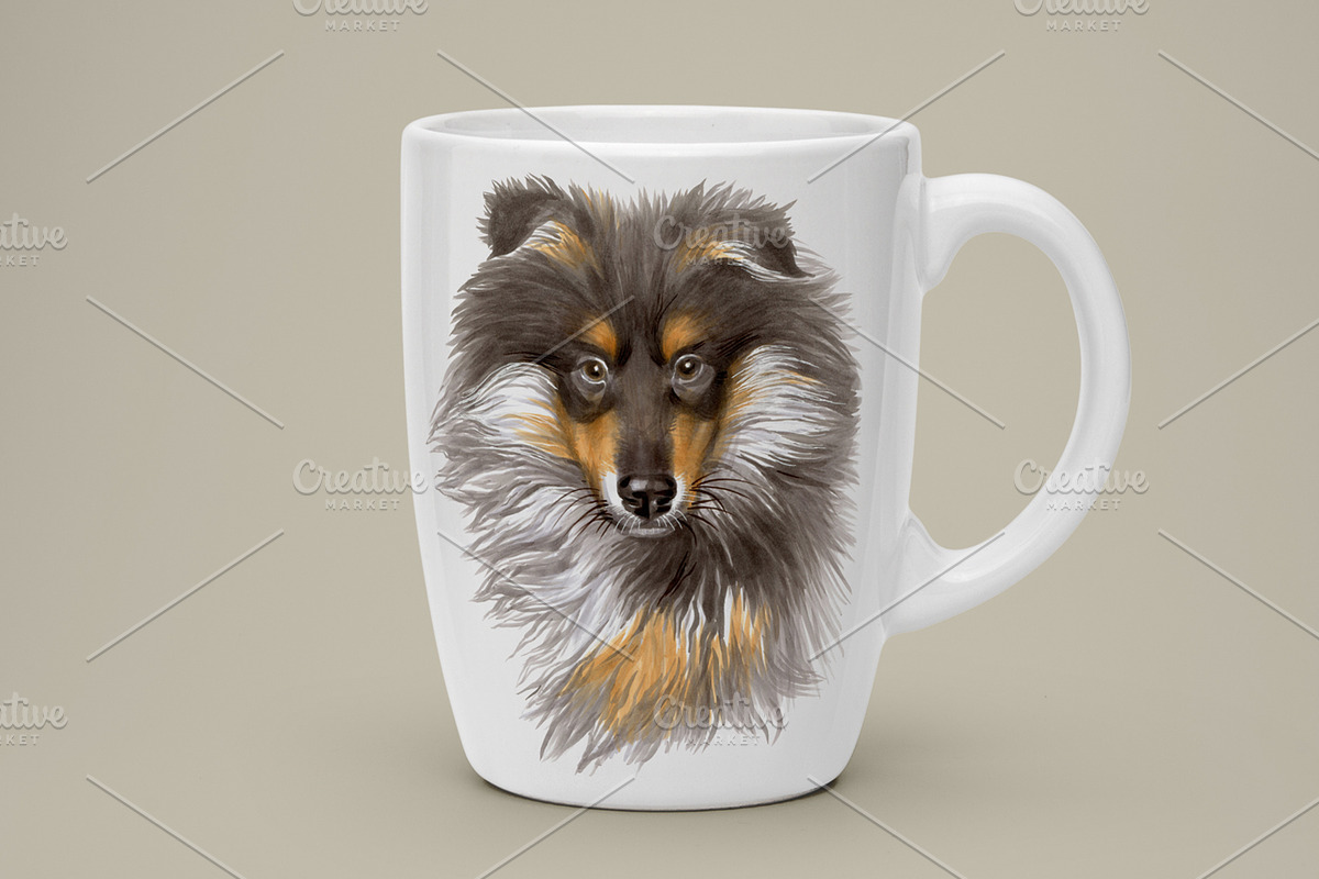 Dogs and Cats portraits, an Object Graphic by ViktoriArt (Photo 8 of 8)
