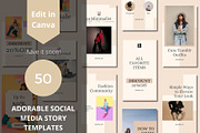 Adorable Social Media Story Template, a Social Media Template by BoontenStudio (Thumbnail 1 of 8)