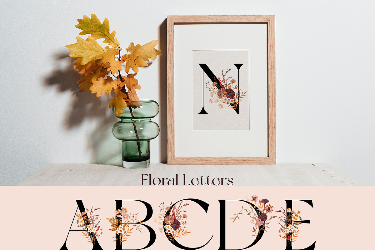Everlasting Fall Pressed Wildflowers, a Seasonal Illustration by Catch the Dream Art (Photo 8 of 13)