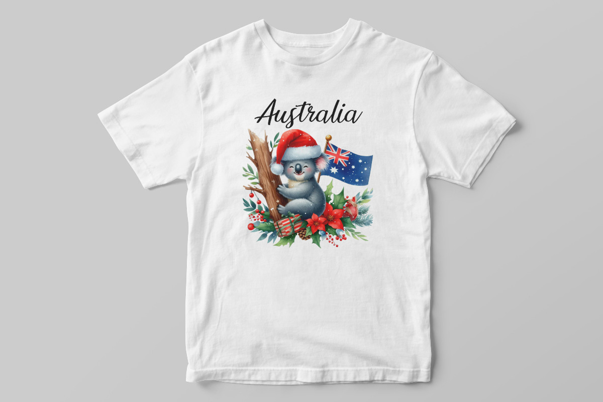Australia Christmas Koala cliparts, a Seasonal Illustration by FITALARTSNEDIGI (Photo 9 of 10)