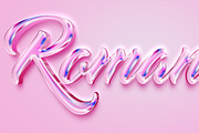 Romantic Text Effect Pink Style, a Layer Style Add-On by Mockmenot (Thumbnail 3 of 5)