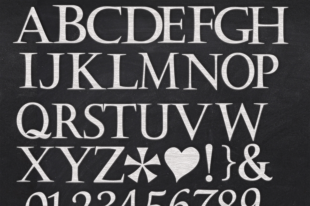 9-Digital Chalkboard Banner/Pendants preview 3