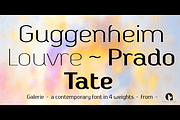Galerie, a Sans Serif Font by ArtyType (Thumbnail 2 of 5)