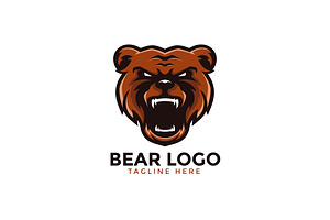 Bear Logo Design Vector Template, a Branding & Logo Template by alanwarstd