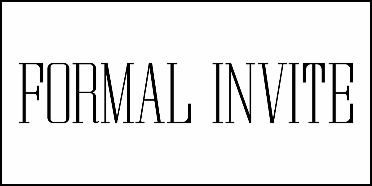 Formal Invite JNL, a Serif Font by Jeff Levine Fonts (Photo 2 of 5)