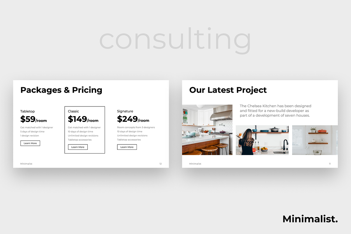 Minimalist PowerPoint & GS, a Presentation Template by HuskyHouse (Photo 8 of 10)