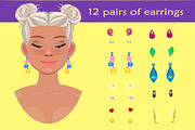 Girl avatar creator (PS), a Person Illustration by Mandarinkas art (Thumbnail 6 of 9)
