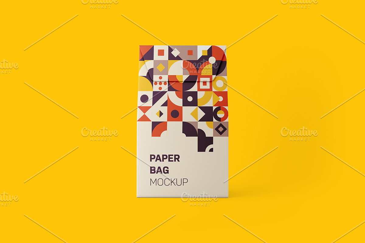 Present Bag Mockup, a Packaging Mockup by Qaleb Studio (Photo 1 of 3)