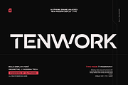 GC Tenwork - Modern Tech Sans, a Sans Serif Font by Glyphonic (Thumbnail 1 of 15)