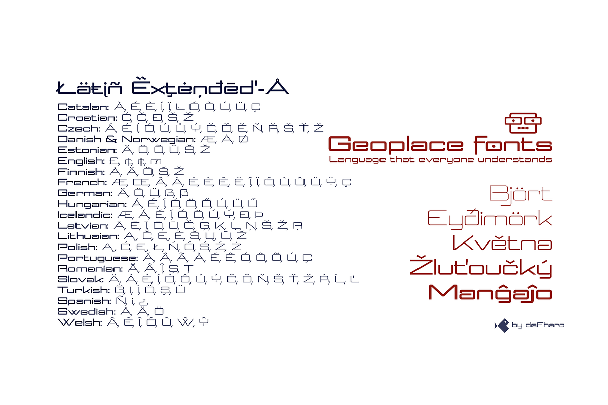 Geoplace Expanded -05 fonts, a Sans Serif Font by deFharo (Photo 12 of 13)
