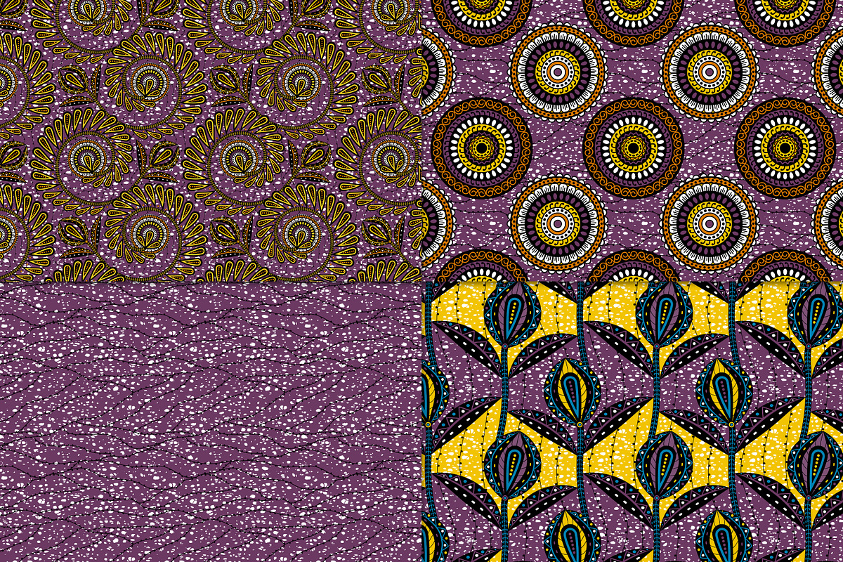 Ankara Prints (EPS, JPG), a Pattern Graphic by Sveta Aho (Photo 4 of 11)