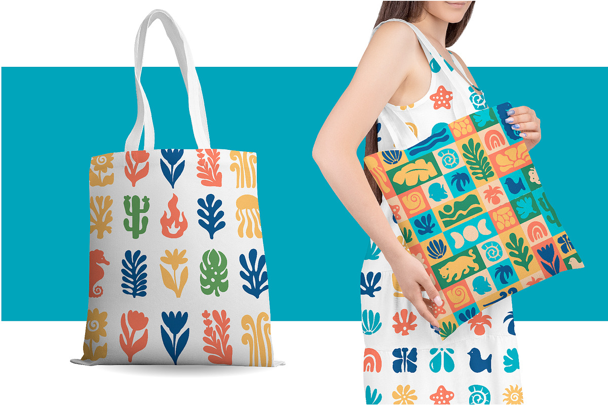 Floral & Wildlife Mosaic. Design Kit, a Pattern Graphic by Lettering_Logo (Photo 11 of 12)
