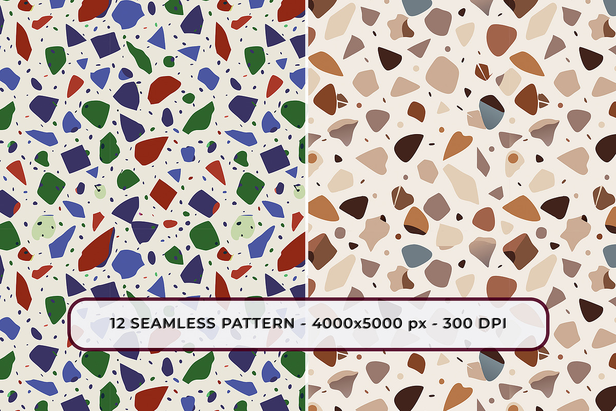Colorful Terrazzo Seamless Pattern, a Pattern Graphic by RevintageStudio (Photo 7 of 9)