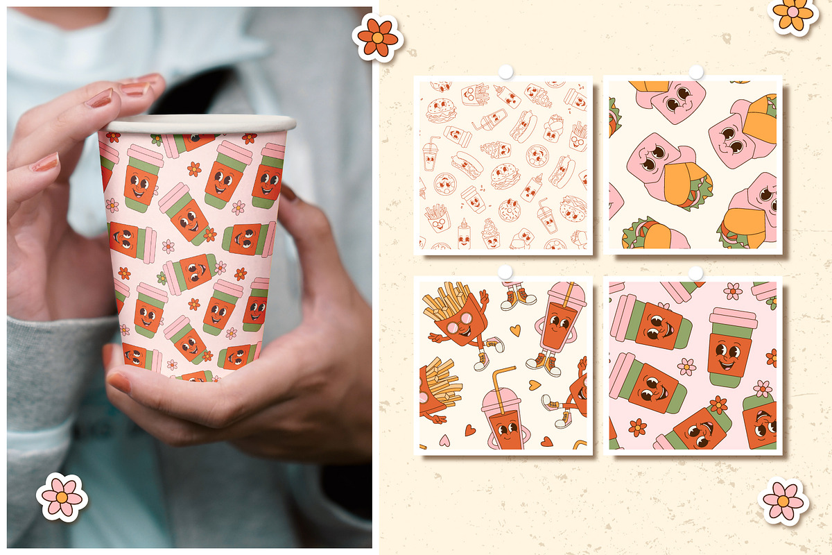 Groovy Fast Food Collection, a Food Illustration by Alla's Creations (Photo 13 of 15)