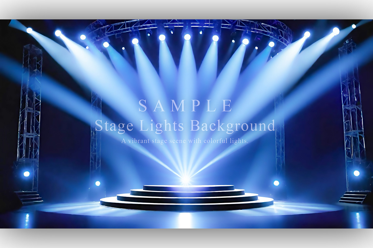 15 Stage Lights Background, a Background Graphic by NOMO DESIGN (Photo 16 of 16)