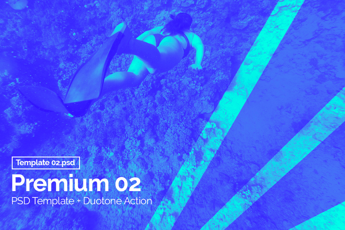 PSD Template Duotone Action preview 4