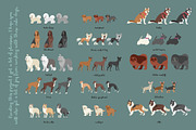 Big collection of 180dog silhouettes, an Animal Illustration by Siriliadka Dreams (Thumbnail 5 of 8)