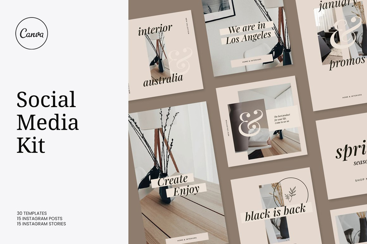 Instagram Bundle Coach Blogger, a Social Media Template by Design District (Photo 9 of 71)