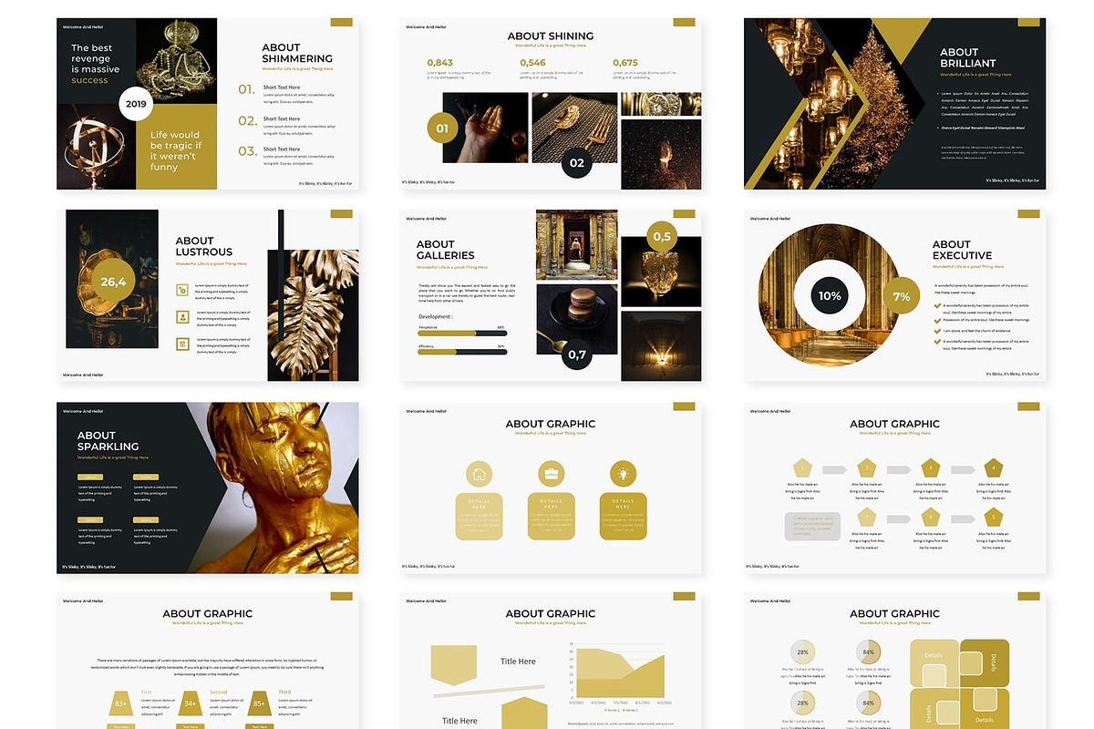 Glamour - Google Slides Template, a Presentation Template by AQR Studio