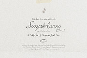 Simple Living - Handwritten Fonts, a Handwritten Font by AndrewPixelType (Thumbnail 1 of 15)