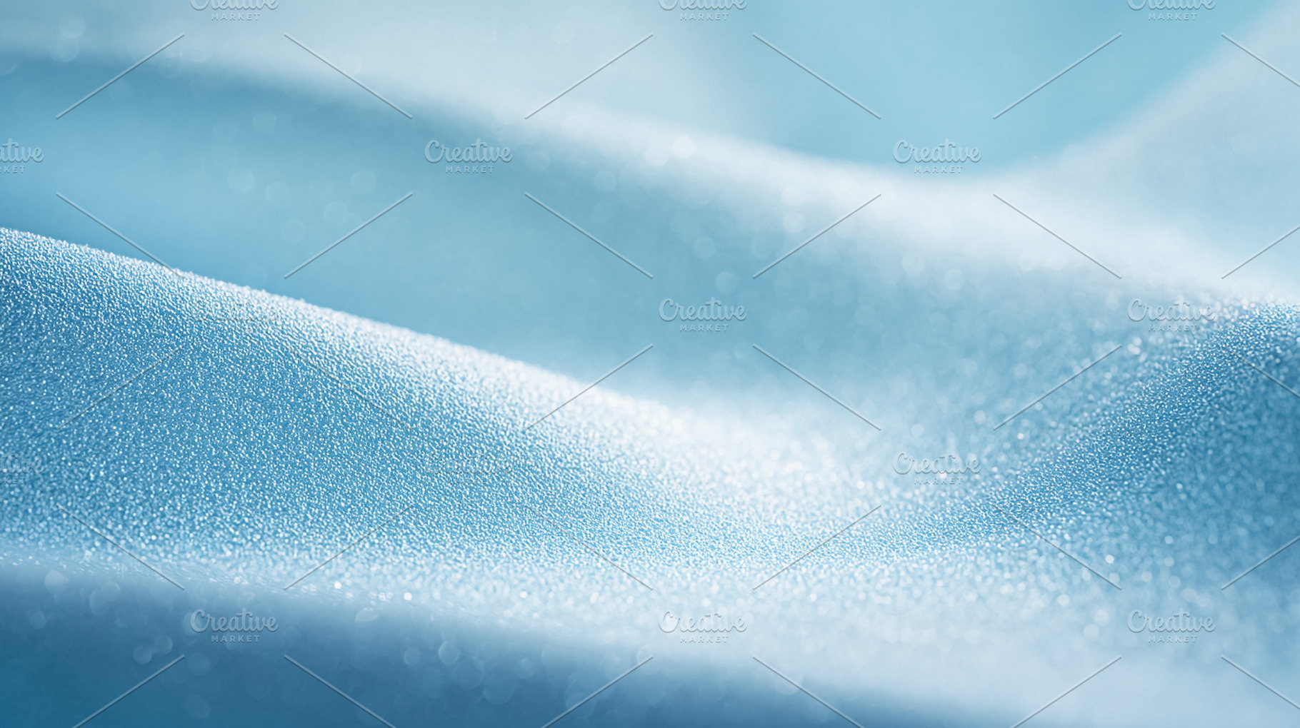 Shimmering light reflecting on soft blue fabric waves creating a, a Photo by Studio ANNA