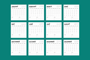 2027 Monthly Planner Calendar, a Texture Illustration by mikhailmorosin