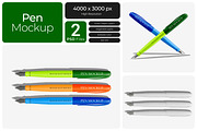 Pen Mockup, a Pens & Pencil Mockup by Bartama Graphic (Thumbnail 1 of 3)