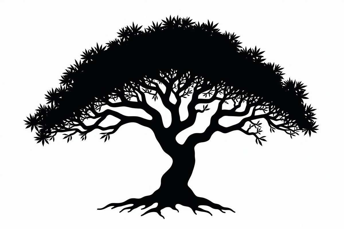 Black Tree SVG Bundle, an Illustration by hafijul (Photo 8 of 21)