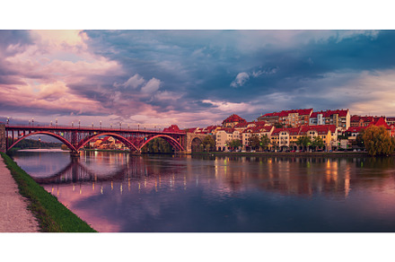 Sunrise at Maribor, an Architecture Photo by Nature and travel