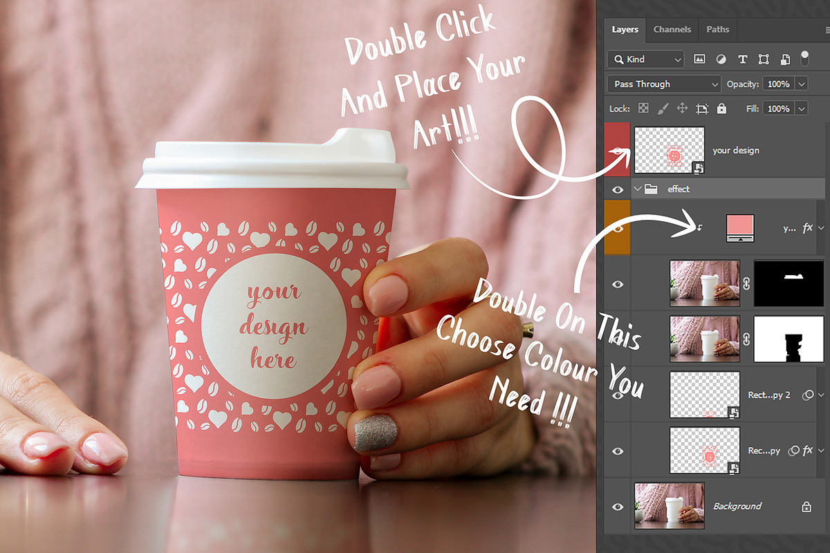 Coffee Cup Mock-up #02, a Cups & Container Mockup by alexandeerco (Photo 2 of 3)