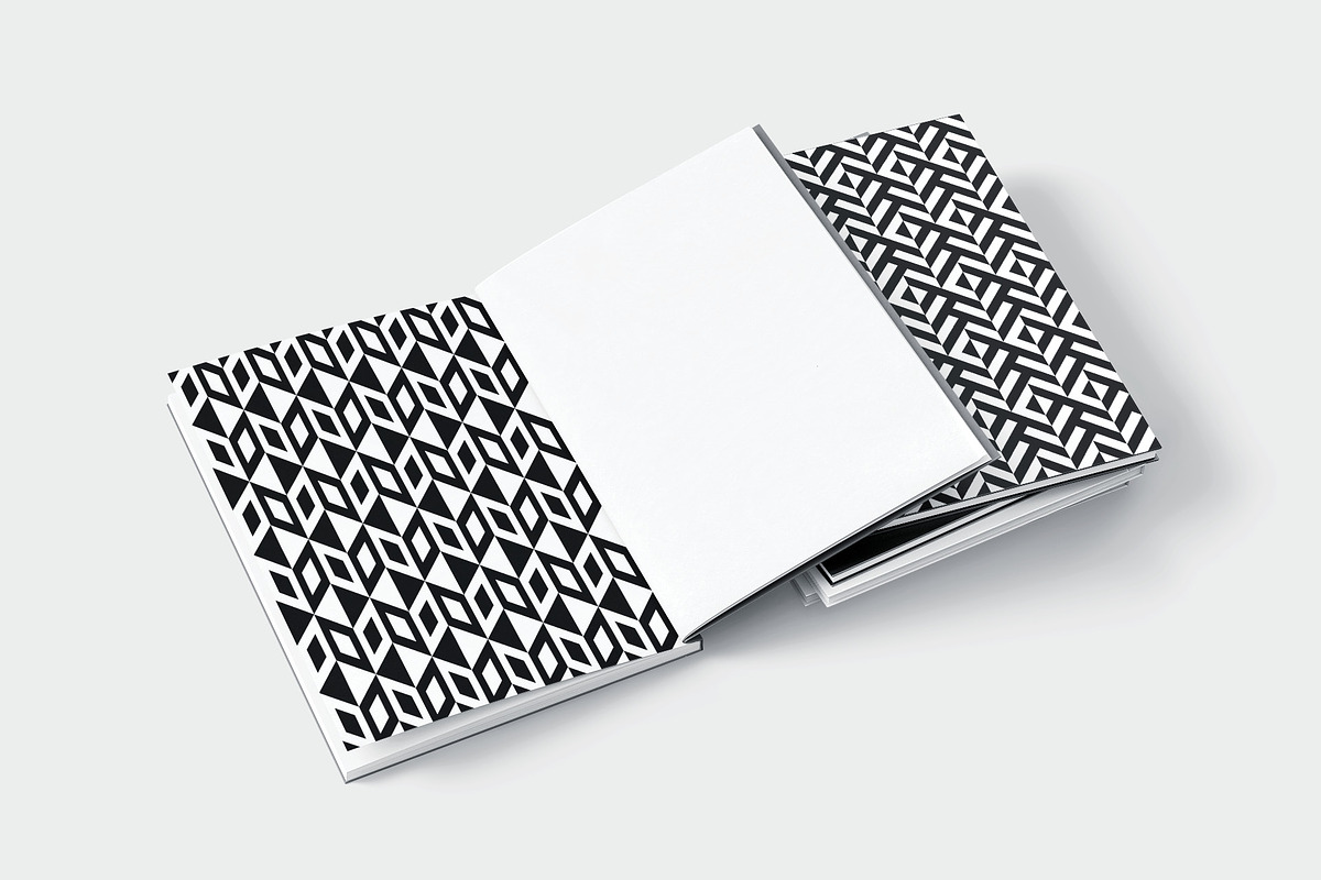 Hexagons - 28 Seamless Patterns, a Pattern Graphic by Tustan (Photo 6 of 6)