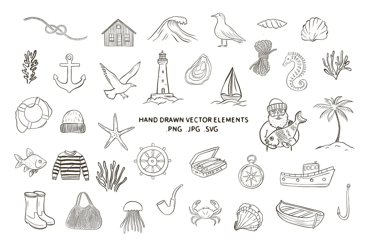Fisherman Aesthetic, an Object Graphic by vanloveart (Photo 2 of 6)
