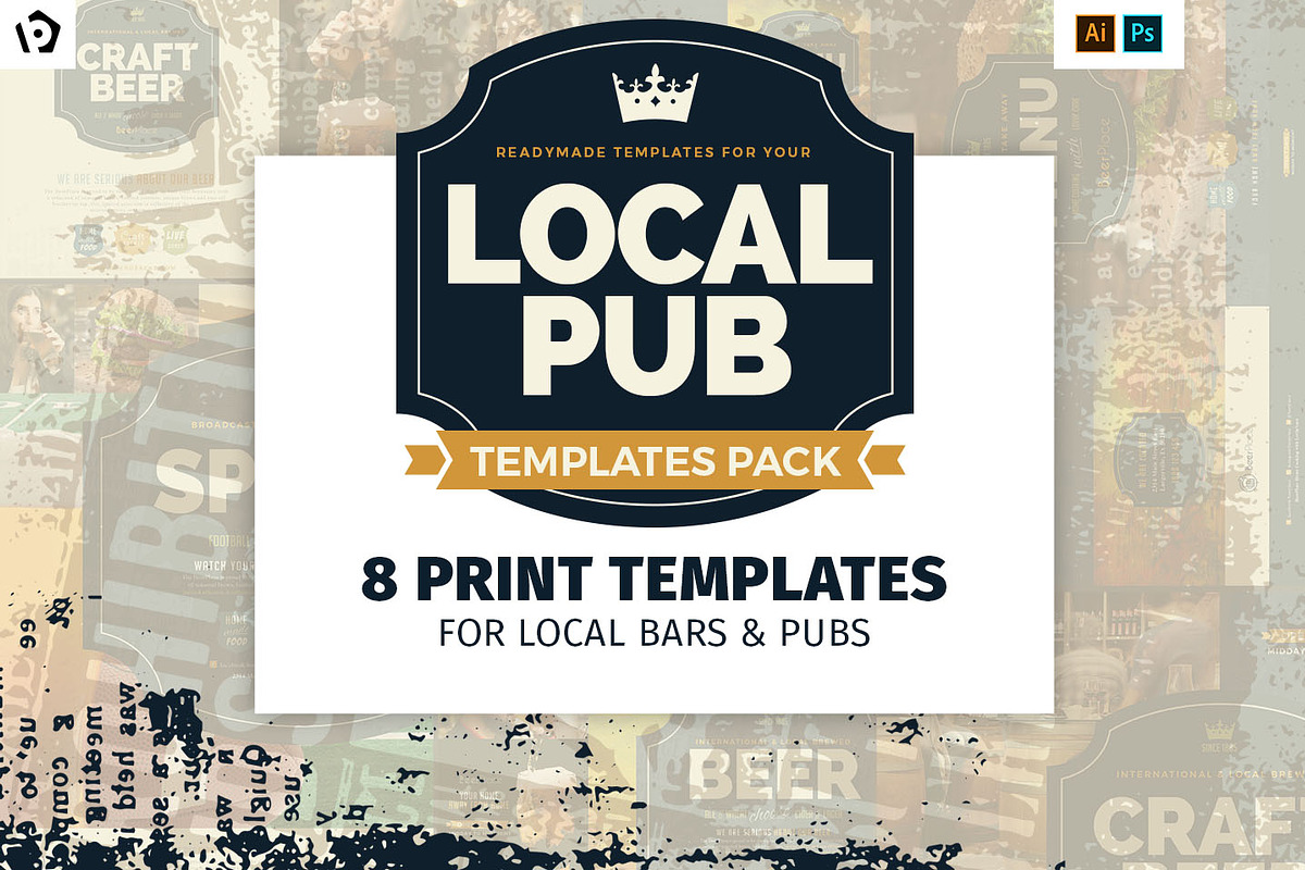 Local Pub Templates Pack, a Flyer Template by BrandPacks