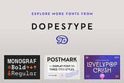 Brosqua Font, a Sans Serif Font by Dopestype (Thumbnail 11 of 11)
