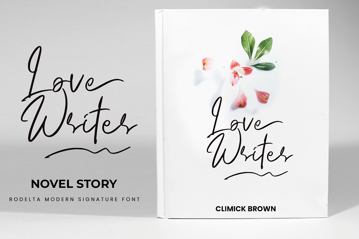 Rodelta - Modern Signature Font, a Handwritten Font by Voux Studio (Photo 3 of 24)