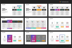 Pricing Table PowerPoint Templates