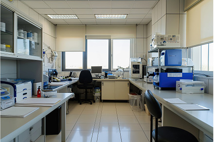 Modern medical laboratory with, a Health & Medical Photo by Lermont51